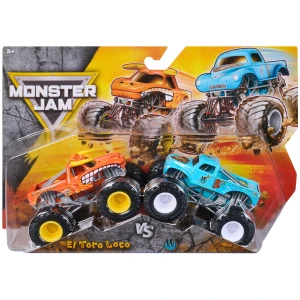 Monster Jam El Toro Loco vs Whiplash 1:64 Die-Cast Monster Trucks – Series 34 (2026) Kids Toy Ages 3+