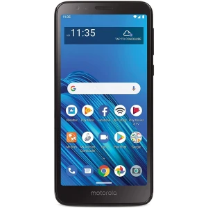 TracFone Motorola Moto E6 4G LTE Prepaid Smartphone (Locked) - Black - 16GB - Sim Card Included - CDMA