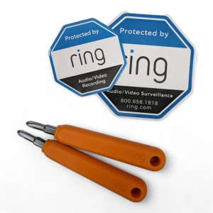 2 X Authentic Ring Floodlight Screwdrivers & Security Stickers (Multi-Bit)