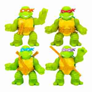 TMNT Heroes of Goo Jit Zu 4pk - Stretchy Oozy Action Figures w/ Color Mutations