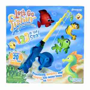Pressman Let’s Go Fishin’ 123 in the Sea! Counting & Color Game for Kids Ages 4+