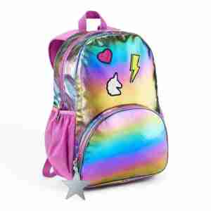 Cat & Jack 16.5" Mermaid Gradient Backpack with Fur Patches & Laptop Sleeve