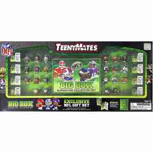 NFL TeenyMates Football 2025 Big Box Superstar Collector Set – 22 Figures, 35 Profile Cards & Puzzle Gift Set