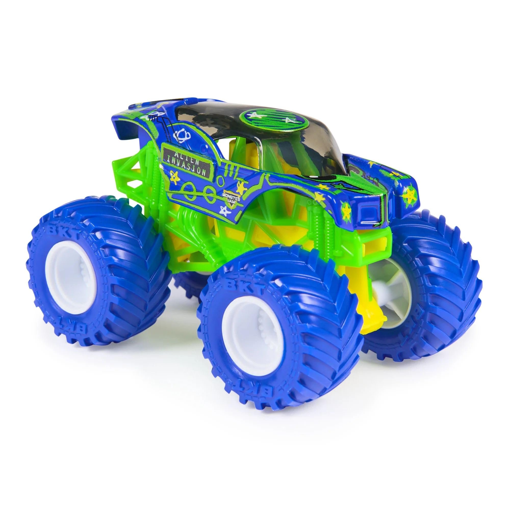 Monster Jam 2026 Official Childlike Alien Invasion 1:64 Diecast Truck ...