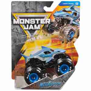 Monster Jam 2026 Official Megalodon 1:64 Scale Die-Cast Truck, Series 45 Legacy Trucks with BKT Tires, Collectible Toy for Kids &...
