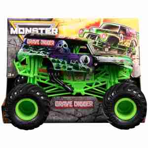 Monster Jam Grave Digger 1:24 Scale Die-Cast Monster Truck, 2025 Collector Vehicle with BKT Tires & Detailed Graphics for Kids & Fans...