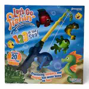 Pressman Let’s Go Fishin’ 123 in the Sea! – Colors & Shapes Game [DAMAGED BOX]