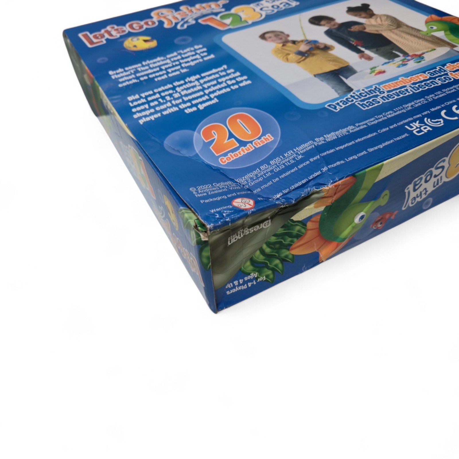 Pressman Let’s Go Fishin’ 123 in the Sea! – Colors & Shapes Game ...