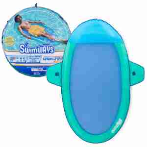 SwimWays Spring Pool Float Premium Suncatcher, Inflatable Pool Lounger - Adult